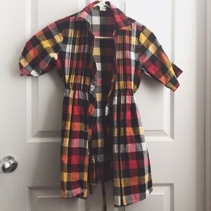 Casual Plaid Shirt/Dress