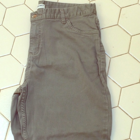 Olive Capri Pants