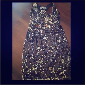 Sequined long shirt size small