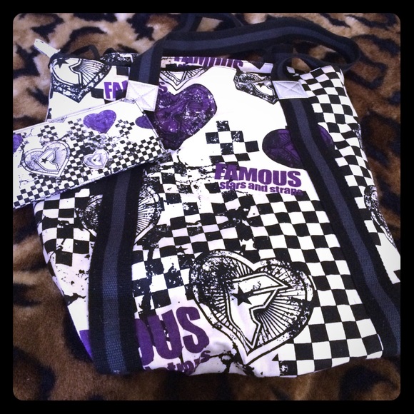 Tote/purse  with matching wallet