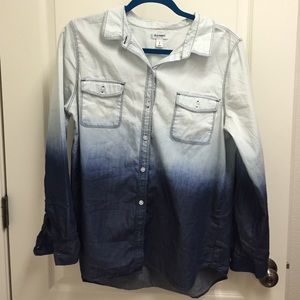 Old Navy ombre button up