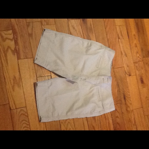 DONATED Tan Madison  Bermuda shorts.