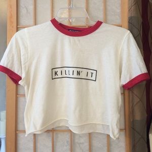 Brandy Melville Killin it crop