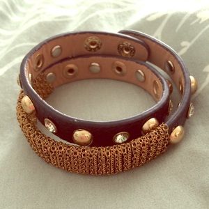 Black and gold bracelet