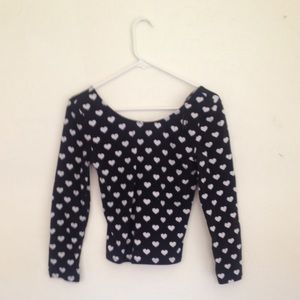 Long sleeve crop top from H&M