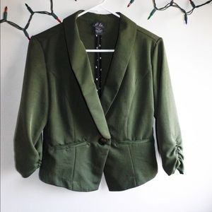 Green blazer