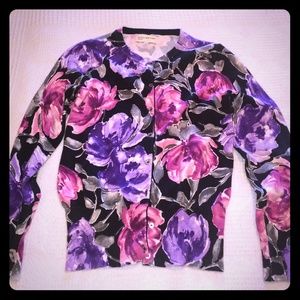Floral Jones New York sport cardigan
