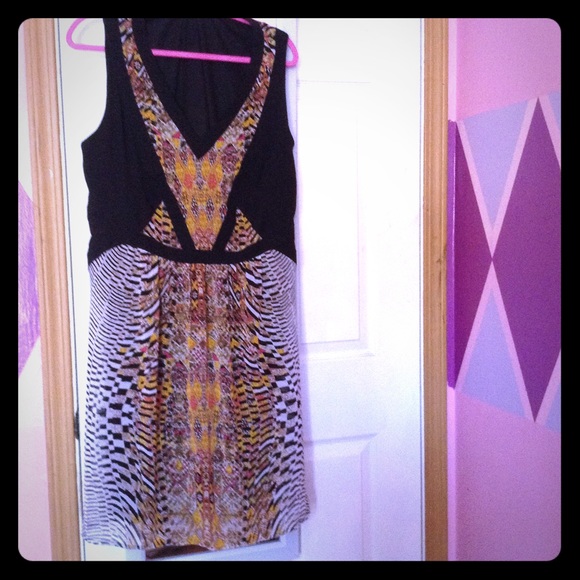 Lane Bryant patterned dress