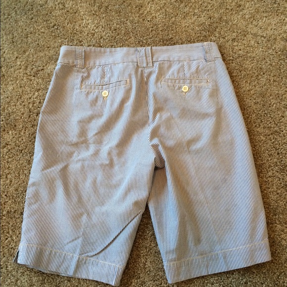J. Crew seersucker Bermuda shorts - Picture 2 of 3