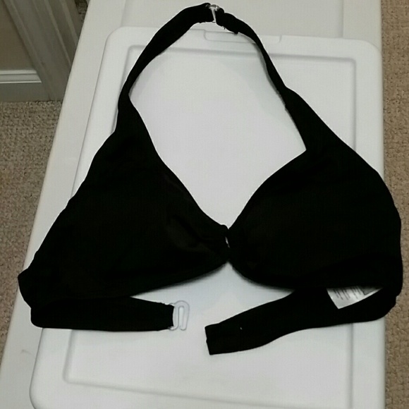 Black bikini top