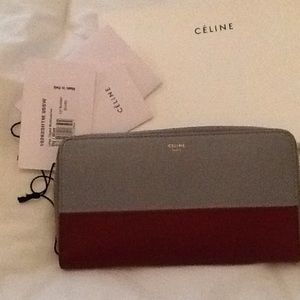 Celine large wallet