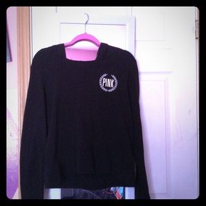 Black pink sweater