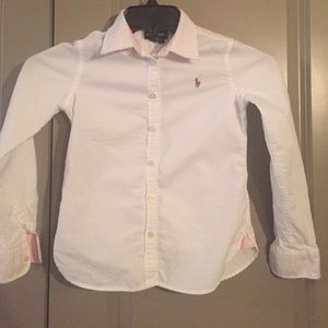 Girls Ralph Lauren White Shirt