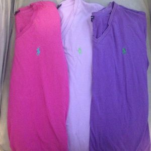 *TRADE FOR CREEK*Ralph Lauren Sport V-neck Polos