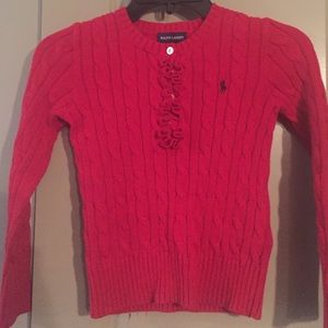 Girls Ralph Lauren Red sweater