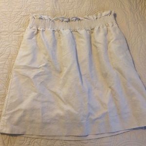 J.Crew Khaki Ruffle Skirt