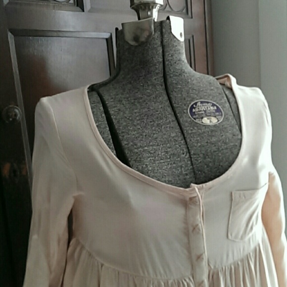 H&M Soft Pink Babydoll Tunic Shirt