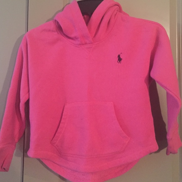 Girls Ralph Lauren pink hoodie - Picture 1 of 4