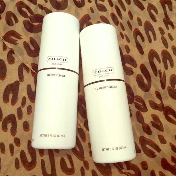 NWOT coach leather cleaner and moisturizer.