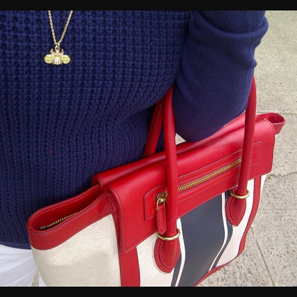 J. Crew Handbags - Sale! BN J Crew striped tillary tote