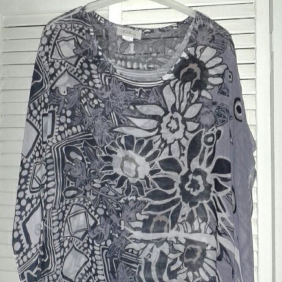 PLUS SIZE CHIFFON TOP X2 - Picture 2 of 2