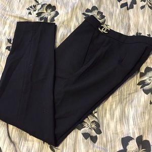 Black ankle dress pants-H&M