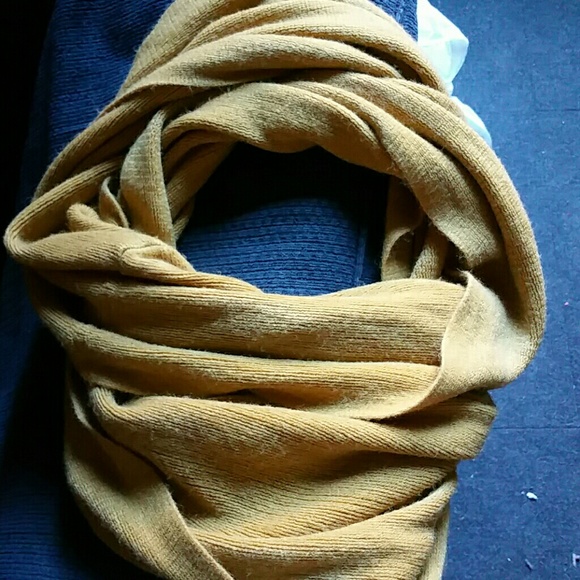 Golden Yellow Infinity Scarf