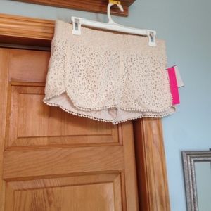 Lace shorts
