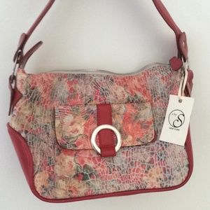 NWT Boutique Crackle Handbag