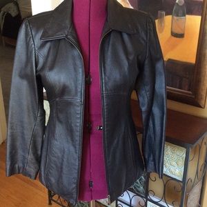 Womens leather jacket