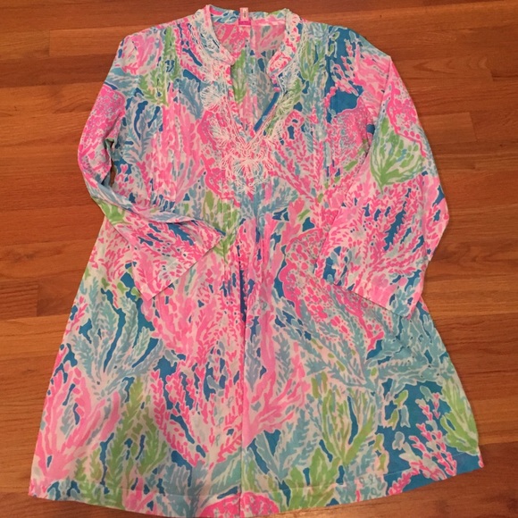 Original Lets Cha Cha Lilly Pulitzer Saraota Tunic