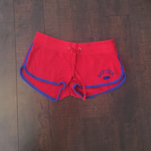 Red A&F Lounge Shorts