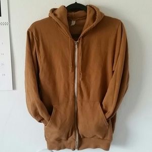 American Apparel Tan Hoodie