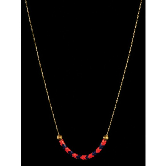 Vanessa Mooney African Glass Slider Necklace - Picture 1 of 2