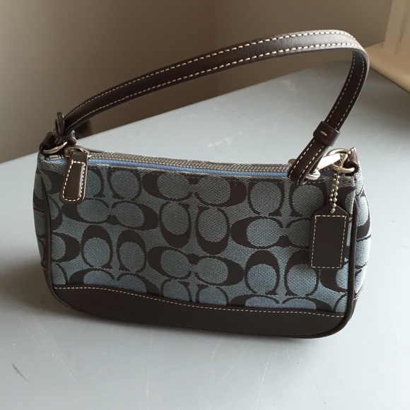 Small authentic Coach signature logo bag