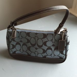 Small authentic Coach signature logo bag