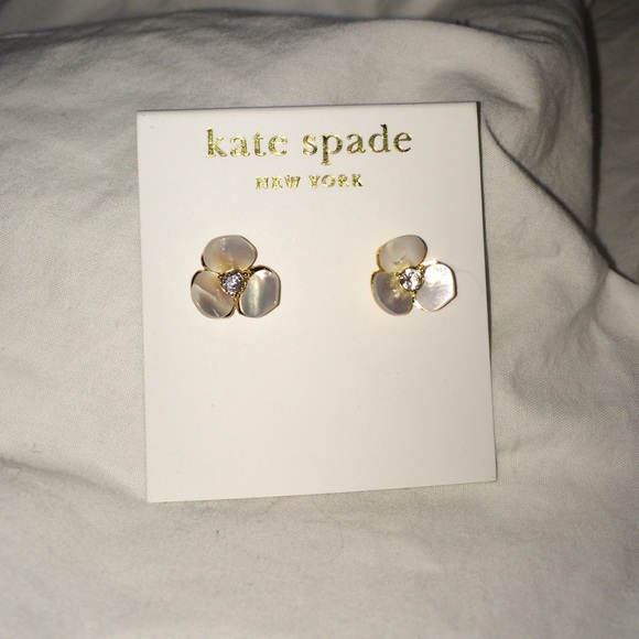 kate spade flower earrings