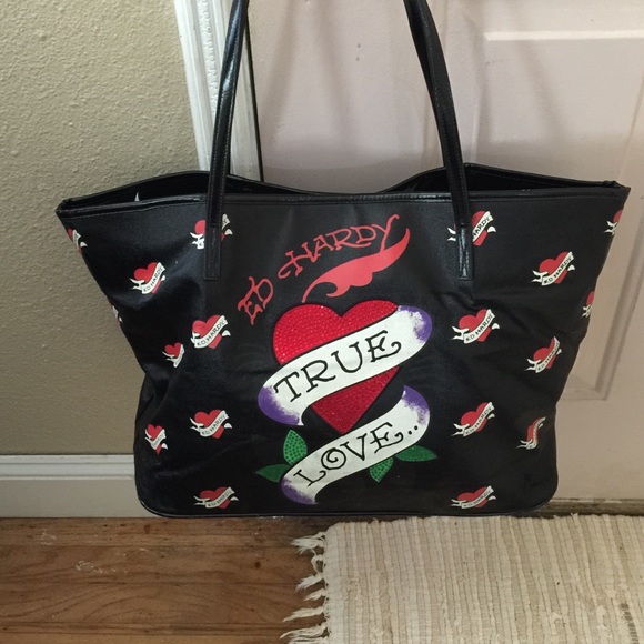 Ed hardy large tote