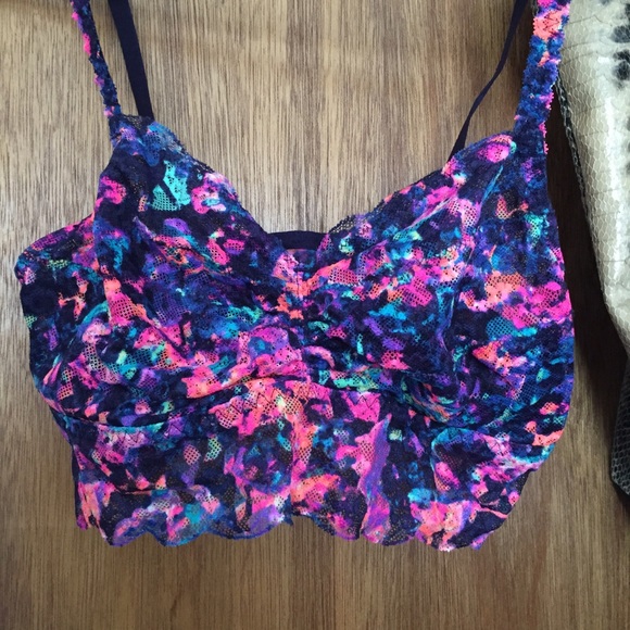 PINK Victoria's Secret Tops - PINK watercolor bralette!