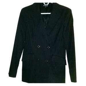 Bebe Double-breasted Suit Jacket