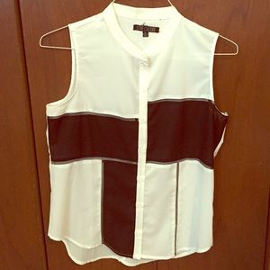 White and black professional cuttof shirt!