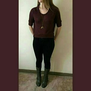❌SOLD❌ Maroon Knit top