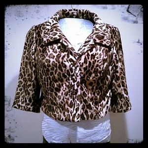 Faux Fur Crop Jacket