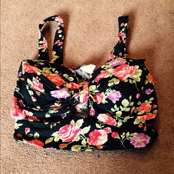 Floral crop top