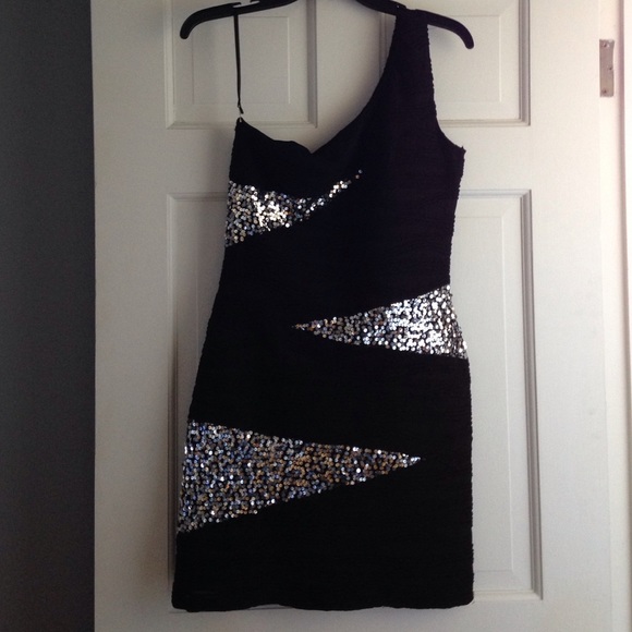 Black short formal dress