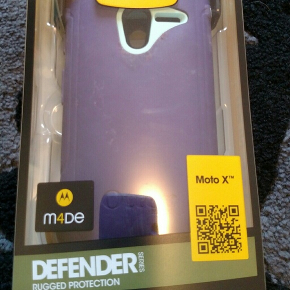 Purple and teal moto x otterbox