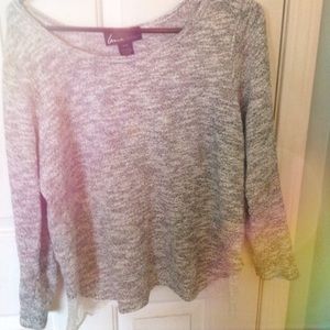 Lace Trimmed Sweater