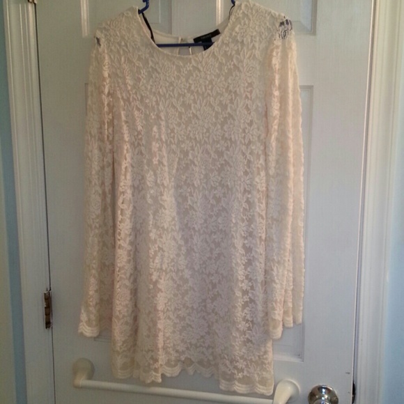 Cute lace white dress