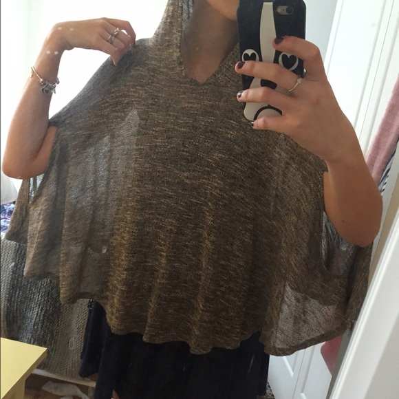Romeo and Juliet couture poncho sweater