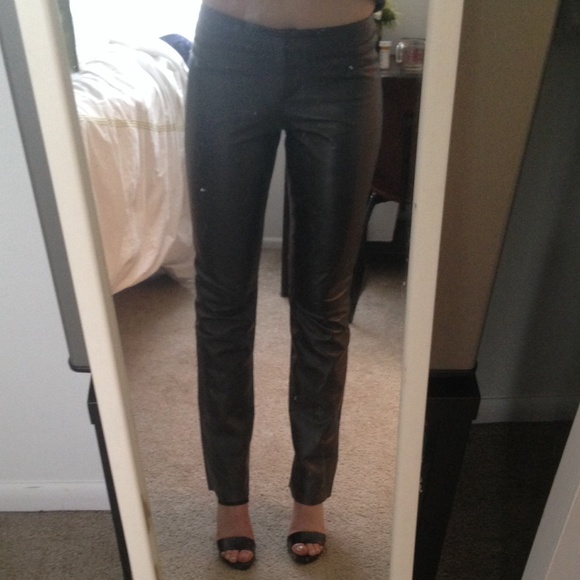 Bundle! Brown and black leather pants